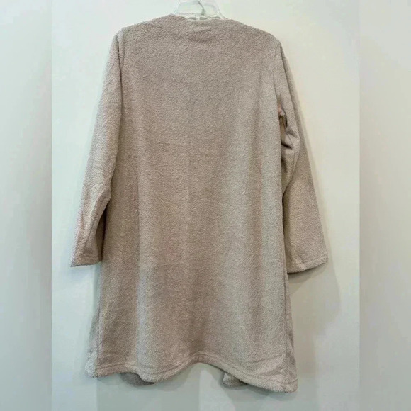 Blush Pink Open Front Soft Bathrobe - Size S - Picture 5 of 7